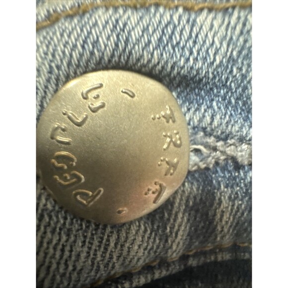 We The Free High-Rise Women's Skinny  Blue Jeans Size 31x28 By Free People - Picture 4 of 7